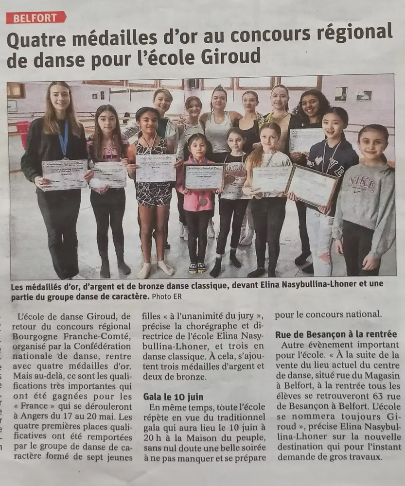 Merci beaucoup à Francis Bouquet pour ce bel article dans l'Est Républicain !